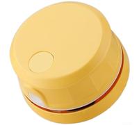Wireless Desktop Vacuum Cleaner Portable Handheld Mute for Office Home Keyboard(16606 Yellow)