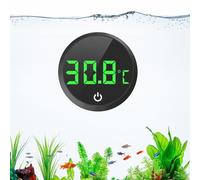 Wireless Digital Fish Tank Thermometer, Aquarium Thermometer with Touch Stick and LED Display - Temperature Monitoring for Aquariums, ±0.1°C - Essential Aquarium Accessory