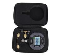 Wireless Digital Micron Vacuum for HVAC Refrigeration Systems, 0 to 75000μm 7/16 20UNF LCD Display, App for Real Time Reminds, Data Monitoring and Offline Recording