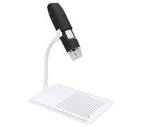 Wireless Digital WiFi USB Microscope, Mini Handheld 8 LED HD 50-1000X Microscope Camera, Compatible for Smartphone Tablet PC(Black)