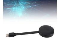 Wireless Display Adapter, Dual Band 1080P Screen Mirroring Receiver with Miracast DLNA Low Latency Casting for Home Office TV ABS Black 16.6cm 1 Pack