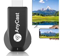 Wireless Display Adapter Streaming Device For Tv Wifi 1080p Transmitter And Receiver, Mobile Screen Mirroring Receiver Dongle For Phone/Pad/Android To Tv Projector Support Miracast Airplay Dlna
