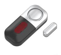 Wireless Door Alarm 130dB Loud Entry Security Alarm for Home Magnetic Induction Sensor for battery Operated Compact 95.5x43x19.5mm ABS Long-Lasting for Doors for windows Entryways