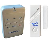 Wireless Door or Window Security Alarm Transmitter with Radio Pager