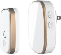 Wireless Doorbell, 1,000Ft Range Loud Enough With 5Volume Levels And Mute Mode Door Chimes Led Flashing