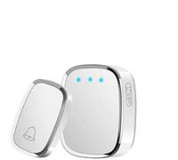 Wireless Doorbell IP44 Waterproof Door Bell Chime Kit 1000ft Long Range with 36 Melodies 4 Volume Levels & LED Flash, Mini Plug-in Receivers Door Bells Wireless Kit Battery Required Security Bell