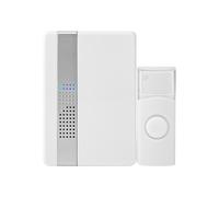 Wireless Doorbell Kit 36 Melodies with Transmitter Button 80dB Range 300m IP44