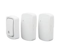 Wireless Doorbell Set Battery Free Self Powered Door Bell 2 Receivers IP68 Waterproof Strong Penetration Wireless Doorbell AC 100-230V(#3)