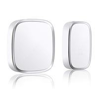 Wireless Doorbell, Waterproof Cordless Door Chime Kit Wall Plug-in, 1000 Feet/300M Long Range Door Bells, 36 Chimes, 4-Level Volume Battery Electric Operated Doorbell, IP44 Waterproof Home Bells