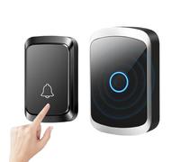 Wireless Doorbell - Waterproof Wall Plug-in Cordless Door Chime with 60 Chimes 5 Volume Levels, Long Range Cordless Battery Operated Doorbell, Wireless Cordless Electric Door Bell for Home, Shop