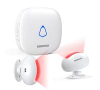 Wireless Doorbell with Motion Sensor, Indoor Motion Detector, Corporate Entry Alarm, Store Entrance Doorbell, Entrance Alert Doorbell (Range 1000)