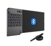 Wireless Drawing Tablet HUION Inspiroy Keydial KD200 Bluetooth Graphic Tablet with Keyboard Dial 5 Customized Express Keys Battery-Free Pen, 8.9x5.6inch Work with Windows, Mac, Android