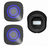 Wireless Driveway Alarm with 360° Rotation Sensor, IP44 Waterproof Outdoor Motion Detector, 200m Range Induction Doorbell for Home Security, Villa, Warehouse and Animal for ACCESS Areas Monitoring(One