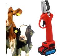 Wireless Ear Tag Pliers for Cattle & Pigs, 2000mAh Battery, Farm Animal Tagging Tool for Quick and Efficient Ear Marking