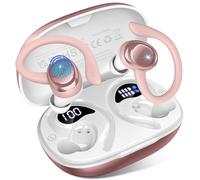 Wireless Earbuds, 2025 Bluetooth 5.4 Headphones Sport, Deep Bass Stereo in Ear Headphone, 4 ENC Noise Cancelling Mic Earphones, 50Hrs IP7 Waterproof USB-C iOS Android Ear Buds for Running Gym Workout