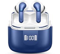 Wireless Earbuds, 50+Hrs Bluetooth 5.4 Headphones, 3D-Stereo Deep Bass in Ear Buds, 4 ENC Noise Cancelling Mic Bluetooth Earphones, 3g USB-C IP-X7 Waterproof Headset Android iOS for Sport Running Gym