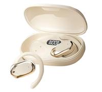 Wireless Earbuds - ABS Material, Over Ear Headphones With Earhooks, Noise Canceling Workout | Perfectly Great For Gym, Water Resistant