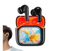 Wireless Earbuds - AI Translator for Real-Time Language Conversion | ABS Housing with LED Display and Soft Silicone Tips, Wireless Noise Cancelling Earphones for Travel Study Business Calls