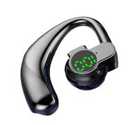 Wireless Earbuds - Around The Ear Bluetoøth Headphones | AirрOďs | For Running, Gym, Study, GæMinģ, Phone Calls | Single Ear, Digital Display, Comfortable & Secure Fit