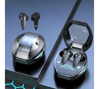 Wireless Earbuds Bluetooth 5.3, Deep Bass Noise Cancelling Headphones with 8H Playtime, ENC Mic, LED Display, Touch Control, IPX5 Waterproof Earphones for Sports and Calls, Compatible with Android/iOS