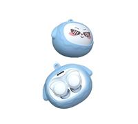 Wireless Earbuds Bluetooth 5.3, Face-Changing in-Ear Earbuds with Rotating Lid Design, Sport Mini Waterproof Cute Bluetooth Headphones, ENC Noising Cancelling/Long Battery Life (Sky Blue)
