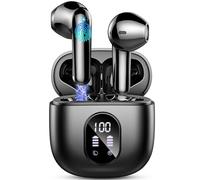 Wireless Earbuds, Bluetooth 5.3 Headphones 2024 Wireless Headphones in Ear with ENC Mic, Bluetooth Earphones Noise Cancelling Ear buds with 50H Hifi Stereo, IP7 Waterproof Headset, USB-C, LED Display