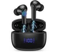 Wireless Earbuds,Bluetooth 5.3 Headphones in Ear with HiFi Stereo Deep Bass,Wireless Earphones 40H Playtime,Bluetooth Earbuds 4 ENC Noise Canceling Mic,Bluetooth Earphones LED Display IP7 Waterproof