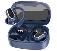Wireless Earbuds, Bluetooth 5.3 Sport Headphones HiFi Stereo Noise Cancelling Earbuds with Mic, Wireless Headphones 50H Dual LED Display, In Ear Ear Buds with EarHooks, IP7 Bluetooth Earphones Running