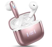 Wireless Earbuds Bluetooth 5.3 Wireless Headphone with 14.2mm Drivers Stereo, 4 ENC Noise Cancelling Mic Bluetooth Earphone, 40Hrs Mini Ear Buds, USB-C/Clear Call/Touch Control/IP7 Waterproof/Dual LED