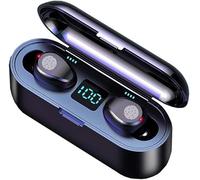 Wireless Earbuds Bluetooth 5.3 with Mic - In-Ear Headphones with LCD Display, Touch Control, Hi-Fi Stereo Deep Bass, Noise Cancelling, Waterproof, HD Calling, Sports & Workout Earphones