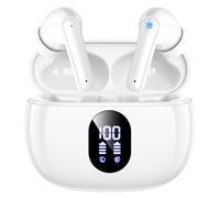 Wireless Earbuds, Bluetooth 5.4 Headphones In Ear with 48H Playtime LED Display, Hi-Fi Deep Bass Stereo Sound, ENC Dual Mics for Clear Calls, Lightweight Ear Buds IPX7 Waterproof for iPhone, Android
