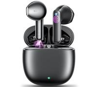 Wireless Earbuds, Bluetooth 5.4 Headphones with 42H Ultralight Ear Buds, Bluetooth Earbuds with 4 ENC Noise Cancelling Mics, HiFi Deep Bass Dual LED Display USB-C, IPX16 Waterproof Earphones Blue