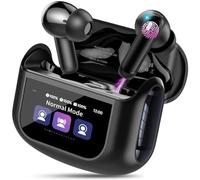 Wireless Earbuds, Bluetooth 5.4 Headphones with Multifunctional Touch Screen, 48H HiFi Stereo Ear buds with ANC/ENC Noise Cancelling/Transparency Mode, IPX7 Earphones with 5 EQ Modes for iOS Android