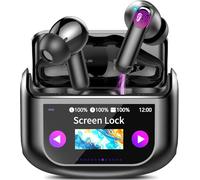 Wireless Earbuds, Bluetooth 5.4 Headphones with Multifunctional Touch Screen, 48H HiFi Stereo Ear buds with ANC/ENC Noise Cancelling/Transparency Mode, IPX7 Earphones with 5 EQ Modes for iOS Android
