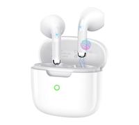 Wireless Earbuds, Bluetooth 5.4 with 50H Playtime, 6 ENC Noise Cancelling Microphone, HiFi Stereo Deep Bass Sound, IP7 Waterproof Ultra-Light In-Ear Headphones for Sports Running Gym