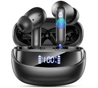 Wireless Earbuds Bluetooth Headphone, Bluetooth 5.4 Earbuds Noise Cancelling, 45H Deep Bass Stereo Sound Earphone Wireless Headphone with Dual LED Power Display, 4 ENC Mic, Type C Fast Charge Ear Buds