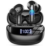Wireless Earbuds Bluetooth Headphone, Bluetooth 5.4 Earbuds Noise Cancelling, 45H Deep Bass Stereo Sound Earphone Wireless Headphone with 4 ENC Mic, Dual LED Power Display, Type C Fast Charge Ear Buds
