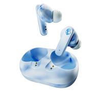Skullcandy EcoBuds Sustainable Wireless Earbuds, Bluetooth Headphones, Up to 8 Hours Battery, Noise Isolating Fit, Battery-Free Charging Case, Microphone for iPhone Android - Glacier