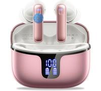 Wireless Earbuds, Bluetooth Headphones New Mini Wireless Headphones with Deep Bass, 2026 Bluetooth Earphones in Ear 4 ENC Mic, Noise Cancelling Ear buds 40H Bluetooth Earbud Dual LED Display USB-C