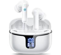 Wireless Earbuds, Bluetooth Headphones New Mini Wireless Headphones with Deep Bass, 2026 Bluetooth Earphones in Ear 4 ENC Mic, Noise Cancelling Ear buds 40H Bluetooth Earbud Dual LED Display USB-C