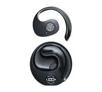 Wireless Earbuds Bluetooth Headphones, Open-type Small Coconut Sport Ear-hook Headset,9D Stereo LED Power Display Cordless in-Ear Earphones for Most Cell Phone