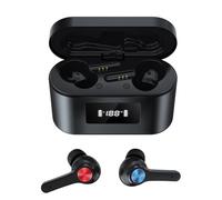 Wireless Earbuds Bluetooths Headphones with LED Power Display 10MM Magnetic Speaker Noise Cancelling Mic for Sports Music Calls