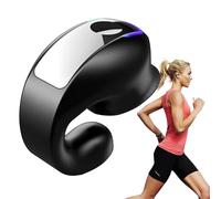 Wireless Earbuds Clip - Bone Conduction Headphones | Open Ear Adjustment | Bluetootħ V5.3, 6 Hours Playtime, IPX5 Waterproof, 13 mm Copper Ring Speaker, Ergonomic Design
