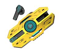 Wireless Earbuds - Comfortable Earbuds with Noise Cancelling and RGB Light, Sweatproof Earbuds, High Fidelity Audio Device, Portable MUS Listening Accessory