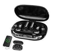 Wireless Earbuds for Running Wireless No Lag Audio Earphone Charger Station | Couple Style LED Display Touchscreen Clip On Headphones for Women Men Youth Play Game Sports Office Running Daily