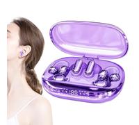 Wireless Earbuds for Running Wireless No Lag Audio Earphone Charger Station | Couple Style LED Display Touchscreen Clip On Earbuds for Travel Play Game Office Running Gym Workout Daily Women Men