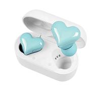 Wireless Earbuds,Heart Shaped Headphones - 8H Playtime Stereo Sound True Wireless Earbuds with LED Touch Control,for Adults Women Girls Valentine's Day Running Listening