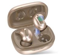 Wireless Earbuds, Mini Sleep Earbuds ANC Bluetooth 5.4 Headphones In Ear with ENC Noise Cancelling Mic, 48H Playtime Sleep Headphones Design for Side Sleeper, HiFi Stereo IP7 Ear Buds Rose gold