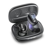 Wireless Earbuds, Mini Sleep Earbuds ANC Bluetooth 5.4 Headphones In Ear with ENC Noise Cancelling Mic, 48H Playtime Sleep Headphones Design for Side Sleeper, HiFi Stereo IP7 Waterproof Ear Buds Black