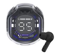 Wireless Earbuds Noise Cancelling - and Audio Earbuds, Digital Display Stereo HiFi | Stable Connection Long Battery True Wireless Headphones - ABS In-Ear Stereo, Control